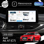 Магнітола Audi A6 (C7) (2012-2015) DUDU 7 12.3" 2K QLED, 12/256 (Style C)