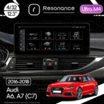 Магнітола Audi A6 (C7) (2016-2018) Resonance Ultra M4 (7862) 4/32, 12.3" QLED, 360 (Audi Style)