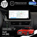 Магнітола Audi A4 Gen-4 (B8) (2007-2015) [High] DUDU 6 12.3" 2K QLED, 8/128, 360 (Style C)