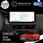 Магнітола Audi A4 Gen-4 (B8) (2007-2015) [High] DUDU 7 12.3" 2K QLED, 12/256, 360 (Style A)