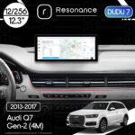 Магнітола Audi Q7 Gen-2 (4M) (2015-2019) DUDU 7 12.3" 2K QLED, 12/256, 360 (Style A)