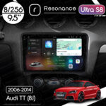 Магнітола Audi TT Gen-2 (8J) (2006-2014) Resonance Ultra S8 (7870) 8/256, 9.5" 2K QLED, 360