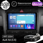 Магнітола Audi A6 Gen-2 (C5/4B) (1997-2004) Resonance Ultra M6 (7862) 6/128, 9.5" 2K QLED, 360
