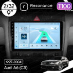 Магнітола Audi A6 Gen-2 (C5/4B) (1997-2004) Resonance Ultra T100 2/32, 9" IPS (CarPlay)