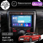 Магнітола Audi A4 Gen-3 (B7) (2005-2009) Resonance Ultra M2 2/32, 9" QLED