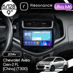 Магнітола Chevrolet Aveo Gen-2 FL [China] (T300) (2014+) Resonance Ultra M6 (7862) 6/128, 9" QLED, 360
