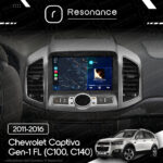 Магнітола Chevrolet Captiva Gen-1 FL (C100, C140) (2011-2016) Resonance Ultra M2 2/32, 9.5" 2K QLED - Зображення 6