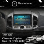 Магнітола Chevrolet Captiva Gen-1 FL (C100, C140) (2011-2016) Resonance Ultra M2 2/32, 9.5" 2K QLED - Зображення 8