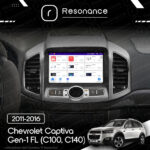Магнітола Chevrolet Captiva Gen-1 FL (C100, C140) (2011-2016) Resonance Ultra M2 2/32, 9.5" 2K QLED - Зображення 9