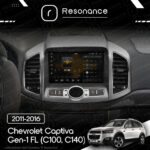 Магнітола Chevrolet Captiva Gen-1 FL (C100, C140) (2011-2016) Resonance Ultra S6 (7870) 6/128, 9.5" 2K QLED, 360 - Зображення 6