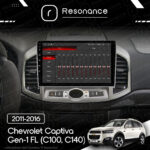 Магнітола Chevrolet Captiva Gen-1 FL (C100, C140) (2011-2016) Resonance Ultra T100 2/32, 10" IPS (CarPlay) - Зображення 8