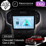 Магнітола Chevrolet Colorado Gen-2 (RG) (2011-2015) Resonance Ultra T100 2/32, 9" IPS (CarPlay)