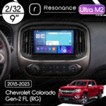 Магнітола Chevrolet Colorado Gen-2 FL (RG) (2015-2023) Resonance Ultra M2 2/32, 9" QLED