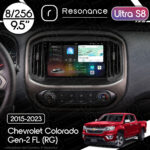Магнітола Chevrolet Colorado Gen-2 FL (RG) (2015-2023) Resonance Ultra S8 (7870) 8/256, 9.5" 2K QLED, 360