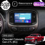 Магнітола Chevrolet Colorado Gen-2 FL (RG) (2015-2023) Resonance Ultra M6 (7862) 6/128, 9.5" 2K QLED, 360