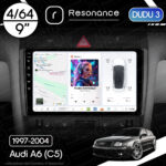 Магнітола Audi A6 Gen-2 (C5/4B) (1997-2004) DUDU 3 9" QLED, 4/64