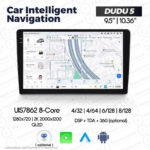 Магнітола Volkswagen Touran (2003-2010) [Climat, Black] DUDU 5 10.36" QLED, 8/128, 360 - Зображення 3