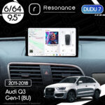 Магнітола Audi Q3 Gen-1 (8U) (2011-2018) DUDU 7 9.5" 2K QLED, 6/64