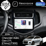 Магнітола Chevrolet Aveo Gen-2 FL [China] (T300) (2014+) DUDU 3 9" QLED, 4/64