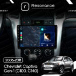 Магнітола Chevrolet Captiva Gen-1 (C100, C140) (2006-2011) [Штатне розташування] DUDU 3 9" QLED, 4/64 - Зображення 8