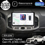 Магнітола Chevrolet Captiva Gen-1 FL (C100, C140) (2011-2016) DUDU 6 10.36" 2K QLED, 8/128