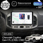 Магнітола Chevrolet Captiva Gen-1 FL (C100, C140) (2011-2016) DUDU 6 10.36" 2K QLED, 6/64, 360