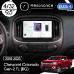 Магнітола Chevrolet Colorado Gen-2 FL (RG) (2015-2023) DUDU 4 9.5" QLED, 4/32