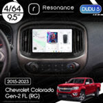 Магнітола Chevrolet Colorado Gen-2 FL (RG) (2015-2023) DUDU 5 9.5" QLED, 4/64