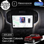 Магнітола Chevrolet Colorado Gen-2 (RG) (2011-2015) DUDU 7 9.5" 2K QLED, 6/64