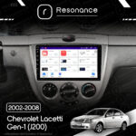 Магнітола Chevrolet Lacetti Gen-1 hatchback (J200) (2002-2008) [Кондиціонер, Silver, C] 9”Resonance Ultra M4 4/32, 9" QLED - Зображення 10