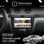Магнітола Chevrolet Lacetti Gen-1 hatchback (J200) (2002-2008) [Клімат-контроль, Gray, D] 9”Resonance Ultra M4 4/32, 9" QLED - Зображення 6