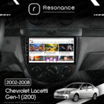 Магнітола Chevrolet Lacetti Gen-1 hatchback (J200) (2002-2008) [Кондиціонер, Black, C] 9”Resonance Ultra M4 4/32, 9" QLED - Зображення 6