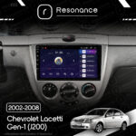 Магнітола Chevrolet Lacetti Gen-1 hatchback (J200) (2002-2008) [Кондиціонер, Silver, C] 9”Resonance Ultra M4 4/32, 9" QLED - Зображення 9
