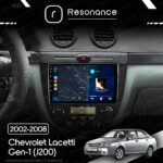 Магнітола Chevrolet Lacetti Gen-1 hatchback (J200) (2002-2008) [Клімат-контроль, Gray, D] 9”Resonance Ultra M4 4/32, 9" QLED - Зображення 7