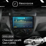 Магнітола Chevrolet Lacetti Gen-1 hatchback (J200) (2002-2008) [Кондиціонер, Black, C] 9”Resonance Ultra M2 2/32, 9.5" 2K QLED - Зображення 9