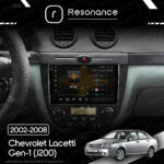 Магнітола Chevrolet Lacetti Gen-1 hatchback (J200) (2002-2008) [Клімат-контроль, Gray, D] 9”Resonance Ultra S12 (7870) 12/256, - Зображення 7