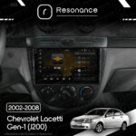 Магнітола Chevrolet Lacetti Gen-1 hatchback (J200) (2002-2008) [Кондиціонер, Black, C] 9”Resonance Ultra S6 (7870) 6/128, 9.5" 2K - Зображення 7