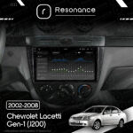 Магнітола Chevrolet Lacetti Gen-1 hatchback (J200) (2002-2008) [Кондиціонер, Black, C] 9”Resonance Ultra S6 (7870) 6/128, 9.5" 2K - Зображення 9