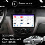 Магнітола Chevrolet Lacetti Gen-1 sedan (J200) (2002-2008) [Кондиціонер, Black, B] 10”Resonance Ultra T100 2/32, 10" IPS (CarPlay) - Зображення 9