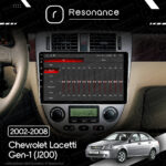 Магнітола Chevrolet Lacetti Gen-1 sedan (J200) (2002-2008) [Клімат-контроль, Silver, A] 10”Resonance Ultra T100 2/32, 10" IPS - Зображення 8