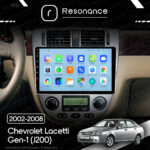 Магнітола Chevrolet Lacetti Gen-1 sedan (J200) (2002-2008) [Клімат-контроль, Silver, A] 10”Resonance Ultra T100 2/32, 10" IPS - Зображення 10