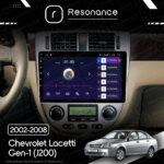 Магнітола Chevrolet Lacetti Gen-1 sedan (J200) (2002-2008) [Клімат-контроль, Silver, A] 10”Resonance Ultra M4 4/32, 10" QLED - Зображення 9