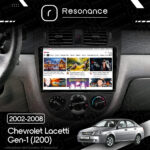 Магнітола Chevrolet Lacetti Gen-1 sedan (J200) (2002-2008) [Кондиціонер, Black, B] 10”Resonance Ultra M2 2/32,10.36" 2K QLED - Зображення 6