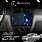 Магнітола Chevrolet Lacetti Gen-1 sedan (J200) (2002-2008) [Кондиціонер, Black, B] 10”Resonance Ultra M2 2/32,10.36" 2K QLED - Зображення 7