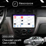 Магнітола Chevrolet Lacetti Gen-1 sedan (J200) (2002-2008) [Кондиціонер, Black, B] 10”Resonance Ultra M2 2/32,10.36" 2K QLED - Зображення 10