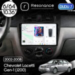 Магнітола Chevrolet Lacetti Gen-1 sedan (J200) (2002-2008) [Кондиціонер, Black, B] 10”DUDU 7 10.36" 2K QLED, 6/64