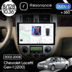 Магнітола Chevrolet Lacetti Gen-1 sedan (J200) (2002-2008) [Клімат-контроль, Silver, A] 10”DUDU 5 10.36" QLED, 8/128, 360