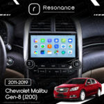 Магнітола Chevrolet Malibu Gen-8 (V300) (2011-2019) [with buttons] Resonance Ultra T100 2/32, 9" IPS (CarPlay) - Зображення 10