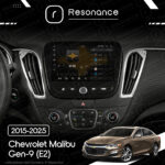 Магнітола Chevrolet Malibu Gen-9 (E2) (2015-2025) Resonance Ultra S12 (7870) 12/256, 9.5" 2K QLED, 360 - Зображення 7