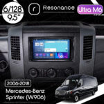 Магнітола Mercedes-Benz Sprinter (W906) (2006-2018) Resonance Ultra M6 (7862) 6/128, 9.5" 2K QLED, 360